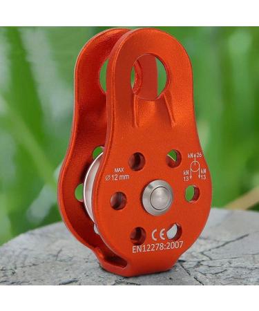 Baverta 26KN Climbing Pulley Wheel - Durable Aluminum Alloy Rope Pulley for 12mm Rope - International Shipping Available - Buy Online on GoSupps.com