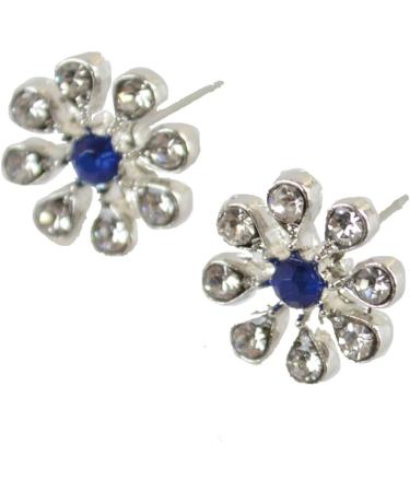 Fashion and Shiny Pave Crystal 3 Pairs Stud Earrings Set - Buy Online on GoSupps.com