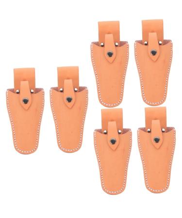 Minkissy 6 pc garden shear belt pocket beltholsterer hip pocket vagina toolholster clipper-holsteretui made of leather bag dedicated cowhide