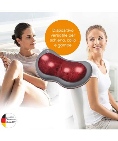 Beurer MG 149 & MG 135 Shiatsu Massage Device Bundle - Electronic Neck & Back Pillows with Heat Function & 4 Massage Heads - International Shipping Available - Buy Online on GoSupps.com
