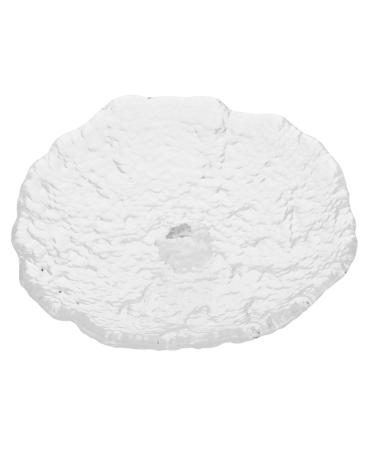 BELLIFFY Nail Polish Palette Clear Glass Nail Art Palette with Luxury Frosted Texture Compact Portable Design for Professional Nail Art for Home or Travel 950X950X040CM