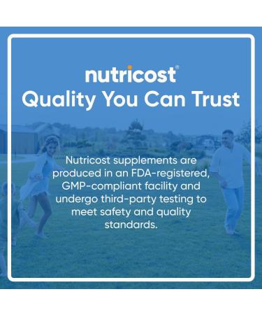 Nutricost High Potency Vitamin B Complex 462mg 120 Capsules - with Vitamin C - Energy Complex 120 Count (Pack of 1) - Buy Online on GoSupps.com