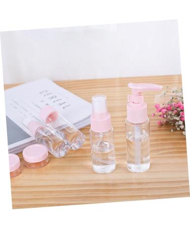 Housoutil 1 Set Cosmetic Containers Toiletries Containers Empty Dispenser Kit Clear Container Cosmetic Dispensing Bottle Cosmetics Kits Portable Pink Storage Set Travel 6.04X3.3cm Pink - Buy Online on GoSupps.com