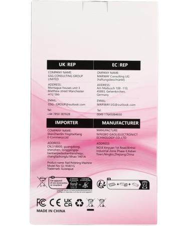 Guiseapue Professional Nail Drill - Electric Nail File for Acrylic Gel Nails | Adjustable Speed E File Pedicure Manicure Set - Rose Gold Gift for Women - Buy Online on GoSupps.com