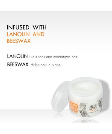 Rocco Donna Flex-Tex Hair Styling Pomade - Medium Hold Hydrate & Matte Finish | 2 oz - International Shipping Available - Buy Online on GoSupps.com