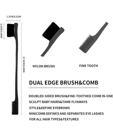 3-Piece Hair Styling Comb Set for Women, Babies, and Kids - Black - Buy Online on GoSupps.com