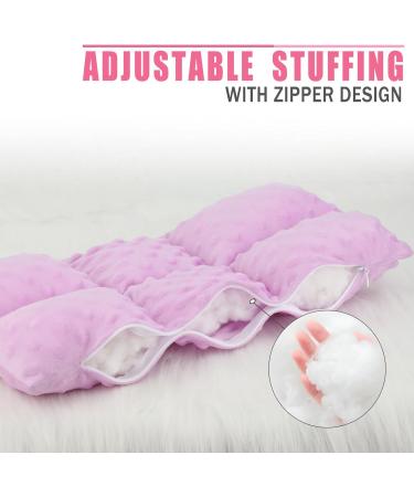 Ostomy Seatbelt Pillow - Driving Protector & Stoma Shield | Must-Have Ileostomy & Urostomy Supplies | Soft Minky Dot Lavender - Buy Online on GoSupps.com