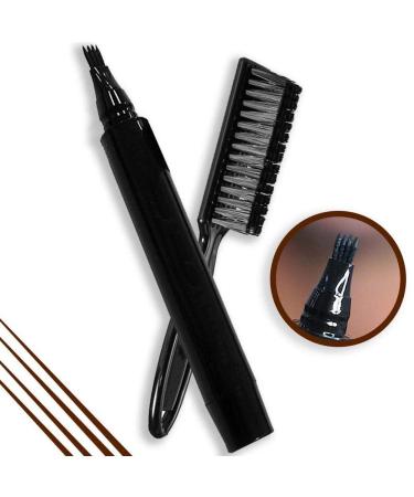 Beard Pen Filler Pencil & Brush - Waterproof Beard Enhancer & Moustache Coloring Tools - Buy Online on GoSupps.com