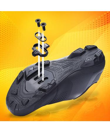 EVERBEAM Precision 2-Hole Bicycle Cleats for Spin Shoes - Compatible with Shimano SPD & Look-X | Single Direction Release | For Spinning, Indoor Cycling & Racing | 2 Pairs (4 Cleats) - Buy Online on GoSupps.com