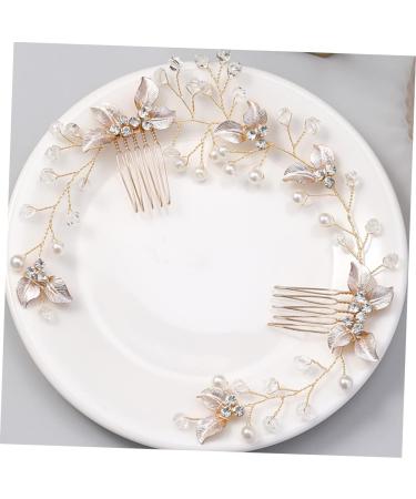 Ipetboom Bride Hair Braiding Hair Comb Hair Clip Hair Pin Tiara Pearl Hair Comb Vintage Wedding Comb Bridal Hair Combs Bridal Headdress Pearl Hair Accessories Bride Hairpin Manual - Buy Online on GoSupps.com