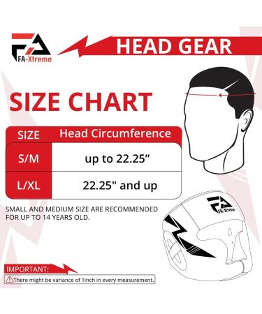 FA-Xtreme Boxing Headgear - Black | Head Gear & Mouth Guard for MMA Kickboxing | Adults & Kids 11+ Large | Ideal for Sparring & Training - Buy Online on GoSupps.com