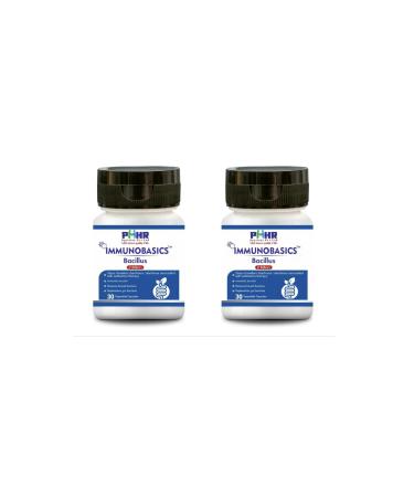 Immunobasics Bacillus clausii 2 Billion Capsule (30 Veg Capsule) Pack of 2