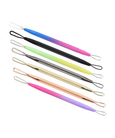 POPETPOP 7pcs Blackhead Multi-functional Cleaning Mixed Double-headed Steel Tools Removal Removers Supply