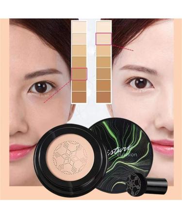 Prevessel Mushroom Head Air Cushion CC Cream - Long-lasting Concealer & Makeup Primer for All Skin Types | Moisturizing Oil Control Brightening BB Cream - Buy Online on GoSupps.com