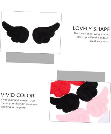 FRCOLOR 12 Pairs Hairpin Wings Hair Pins Adorable Hair Clips Wings Barrette Hair Accessory Cute Hair Barrette Hair Clips Non Hair Clamps Holiday Party Hair Clips Plush Girl Child - Buy Online on GoSupps.com