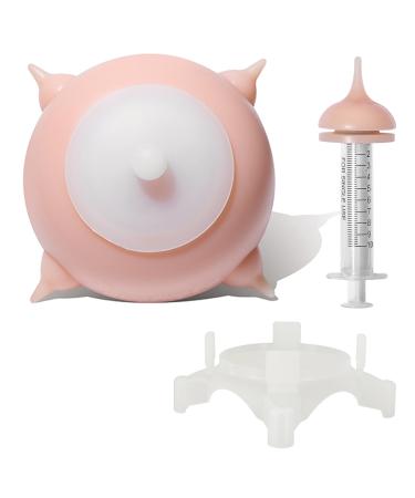 Bubble Milk Bowl Katzenbaby puppy milk bottle for dogs multiple Puppy feeders kittens rearing with 4 nipple pet nibrating nurse dongdong pet (s size pink) s size (kitten/toy puppy) pink - Buy Online on GoSupps.com