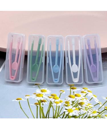 Buy 5 PCs Colorful Contact Lens Remover Set - Portable Tweezers & Applicator for Easy Lens Handling | International Shipping Available - Buy Online on GoSupps.com