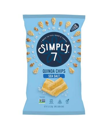 Simply7 Gluten Free Quinoa Chips, Sea Salt, 3.5 Ounce Salted 3.5 Ounce (Pack of 1)