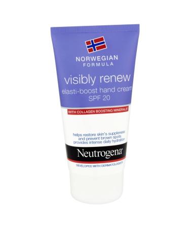 Neutrogena Norwegian Formula Visibly Renew Hand Cream SPF20 - 75ml | Moisturizing Hand Care for Smooth Skin - Buy Internationally - Buy Online on GoSupps.com
