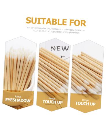 Buy Minkissy 400 Pcs Wooden Lip Brush Set - Disposable Makeup Applicator with Bamboo Handle for Lipstick | Perfect for Makeup Artists & Daily Use - Buy Online on GoSupps.com