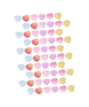 TOYANDONA 60pcs Simulation Gummies Candy Candies Models Love Accessories Resin