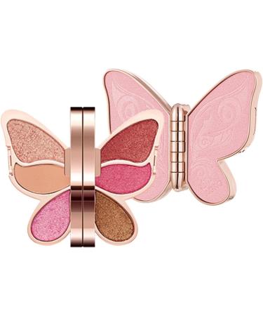  Stronrive Butterfly Shape Eyeshadows | Ultra Blendable Matte Shimmer Eyeshadow Palette - Cosmetic Gift Kit Blendable Eyeshadow l 6 - Buy Online on GoSupps.com