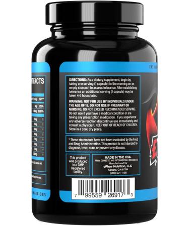 eFlow Nutrition ENCINERATE - GLP-1 Support Supplement for Weight Loss & Energy - Appetite Support and Weight Management (60 Capsules) - Buy Online on GoSupps.com