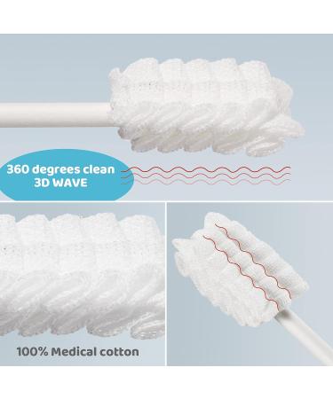 100 Piece Baby Tongue Cleaner Toothbrush Set | Oral Cleaning Kit for Newborns & Infants | 3 Finger Toothbrushes Included | Gentle Gum Cleaner for Babies 0-36 Months - Buy Online on GoSupps.com