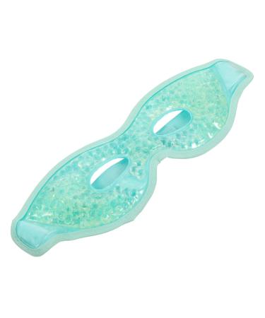 minkissy Sleep Masks Eye Massaging Cold Eye Mask Cooling Eye Mask Reusable Eye Mask Cooling Eye Pads Cold Eye Compress Gel Eye Mask Eyes Travel Eye Gel Super Soft Crystal Cotton Light Green 28.5x9x1.7cm