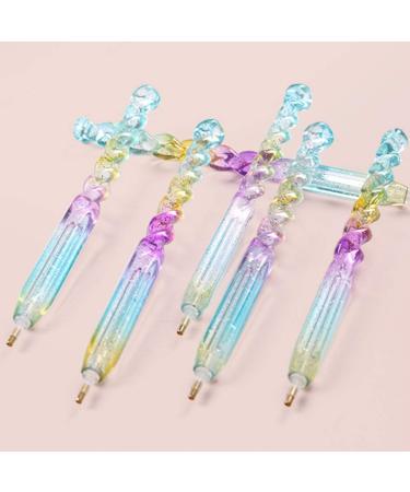 Healifty 2-Piece Manicure Tools Set | Nail Art Picker Dotting Pen & Acrylic Handle | Perfect for Nail Painting & Decoration - Buy Online on GoSupps.com