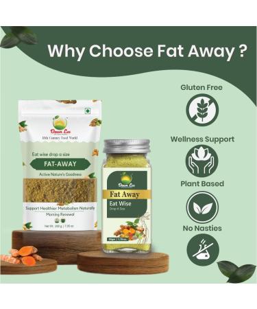 Dawn Lee Fat Away Tea 50g/1.76oz | Herbal Blend for Weight Energy & Metabolism Support with Garcinia Combogia Fenugreek Powder Fennel Carom Cinnamon & Triphala | Natural Plant-Based Ingredients 7.05 Ounce (Pack of 1) - Buy Online on GoSupps.com