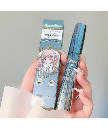 Gege bear fiber base mascara set box is waterproof slim not easy to stain long long and natural curling (Black 1pc)