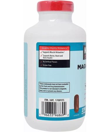 Kirkland Signature Magnesium Citrate 250 mg - Powerful One-Click Health Boost - Buy Online on GoSupps.com