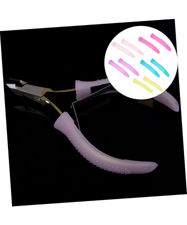 minkissy 5 Pairs Cuticle Nipper Handle Sleeve Cuticle Handle Cover Pedicure Tools Nail Cleaner Art Tools Silicone Scissor Cap Nail Trimmer Manicure Tools Silica Gel Non-Slip Nail Scissors - Buy Online on GoSupps.com