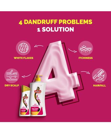 Meera Anti Dandruff Shampoo 340ml - Effective White Formula for Smooth Hair - International Shipping Available - Buy Online on GoSupps.com