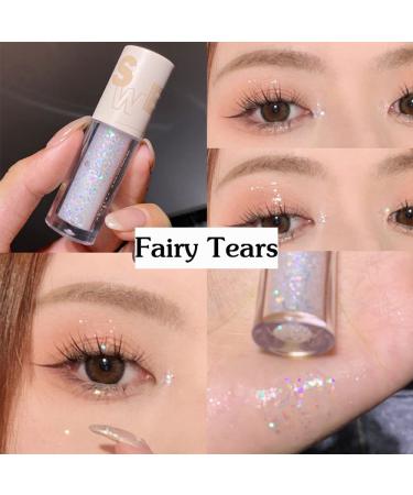 Liquid Glitter Eyeshadow & Eyeliner Makeup Sticks - Waterproof Sparkle Shades for Quick-Drying Shimmer & Shine - Pink, Orange, Golden, Silver - Glitter Eyelid & Eyeshadow Makeup - Buy Online on GoSupps.com