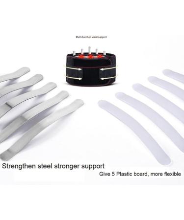 Lumbar Support Lower Back Belt Brace Pain Relief Adjustable Fixed Lumbar Correction Breathable Protective Gear (Black X) - Buy Online on GoSupps.com