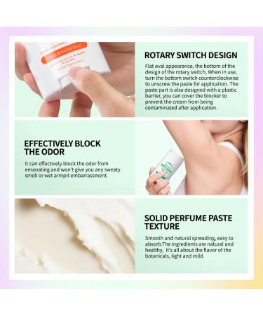 Natural Moisturizing Deodorant Stick - Long-Lasting Unisex Citrus & Herbal Musk | All-Day Odor & Sweat Protection | International Shipping - Buy Online on GoSupps.com