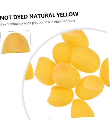 Healeved Natural Silk Facial Cleanser Cleansing Silk Beauty Cleansing Organic Facial Care 27x2cm yellow - Buy Online on GoSupps.com