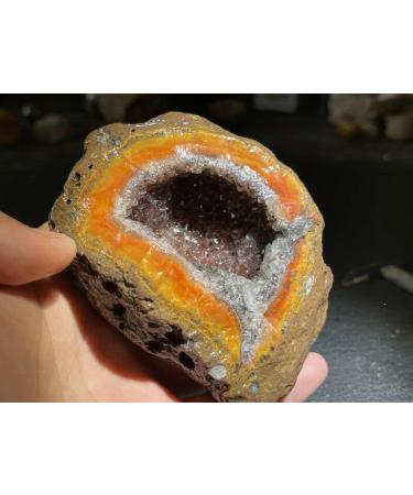 Natural Crystal Rough Red Battle Blood Agate Rough China Agate Crystal Achat Geode Specimen 464g RD1 - Buy Online on GoSupps.com
