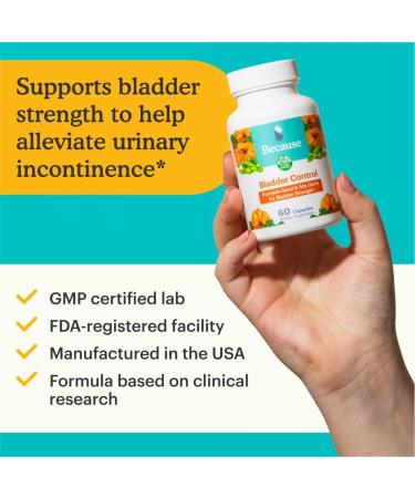 Bladder Ease Capsules - Pumpkin Seed Extract Supplement for Urinary Strength - 60 Count - Buy Online on GoSupps.com
