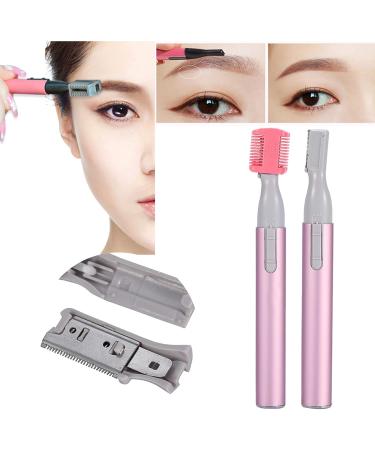 Aoaoy Electric Eyebrow Trimmer Eyebrow 14 4 3 New Portable Electric Face Eyebrow Hair Body Blade Shaver Remover Trimmer Pink - Buy Online on GoSupps.com