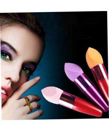 Sponge Blender Beauty Blending Sponge Blending Stick Smooth Shaped Powder Puff Makeup Tool (Random Color) Smooth Powder Puff - Buy Online on GoSupps.com