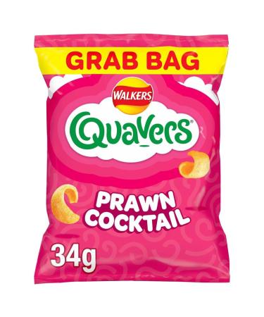Wowboxme Walkers Quavers Prawn Cocktail Grab Bags 30 x 34g