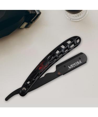 Buy Straight Edge Razor & 100 Blades - Professional Barber Cut-Throat Shavette & Men's Shaving Kit - Buy Online on GoSupps.com