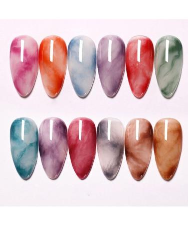 15ML DIY Gradient UV Lamp Need LED Lamp Phototherapy Semi Permanent Bloom Nail Gel Nail Polish Gel - (Color: A) - Buy Online on GoSupps.com