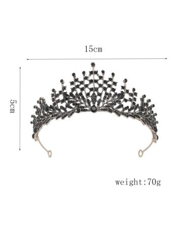 Minkissy Baroque Crystal Hair Crown | Elegant Baroque Style Headpiece for International Shipping - Buy Online on GoSupps.com