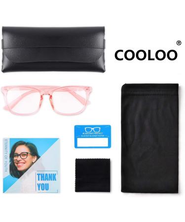 COOLOO Blue Light Blocking Gaming Glasses - Anti Glare, Headache Relief, Lightweight Fashion 06-pink - Buy Online on GoSupps.com