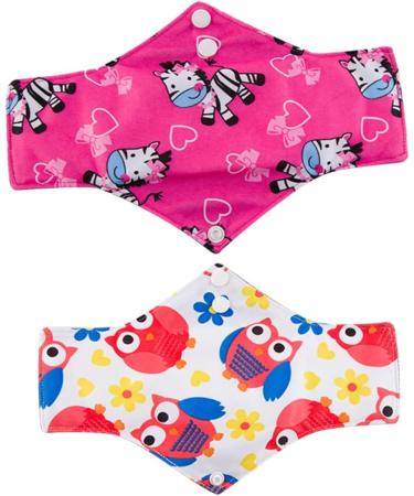 5pcs Reusable Menstrual Pads Set | Washable Mama Cloth Period Feminine Pads - Buy Online on GoSupps.com