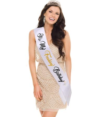 Women's Birthday Sash & Tiara Set - Perfect for 21st, 30th, 40th, 50th Birthdays | Party Decorations & Gifts - Buy Online on GoSupps.com